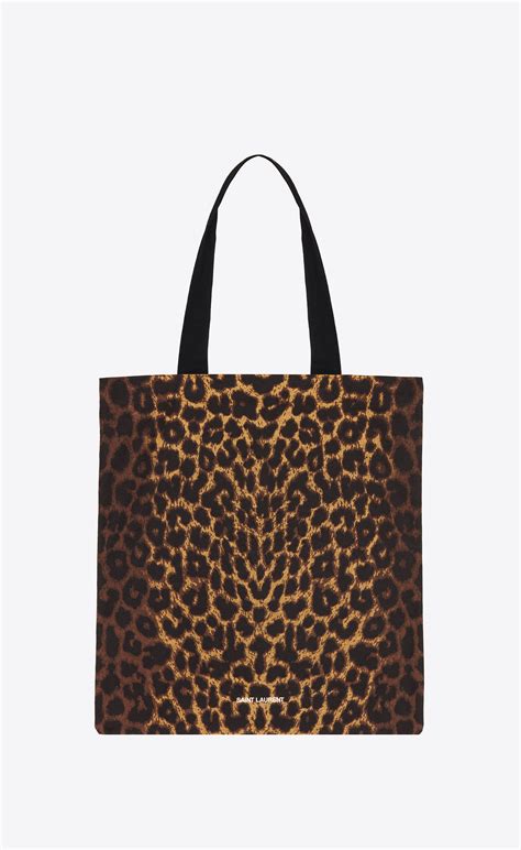 tote bag saint laurent leopard|saint laurent bea leopard print.